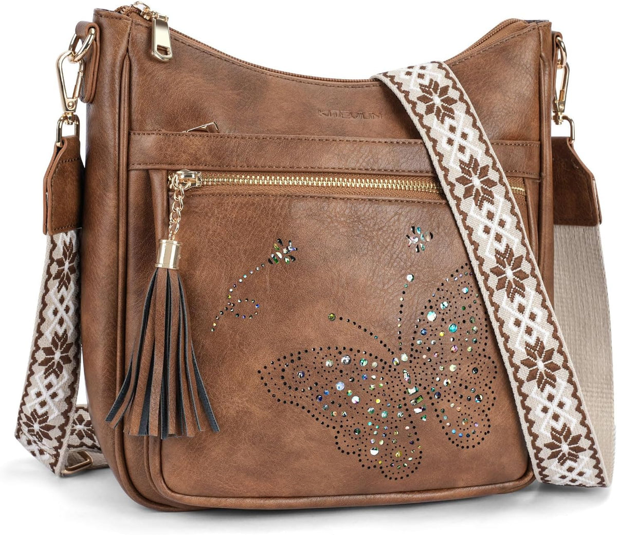 KITEVIUN - Bolsos tipo bandolera medianos para mujer, modernos, bol...