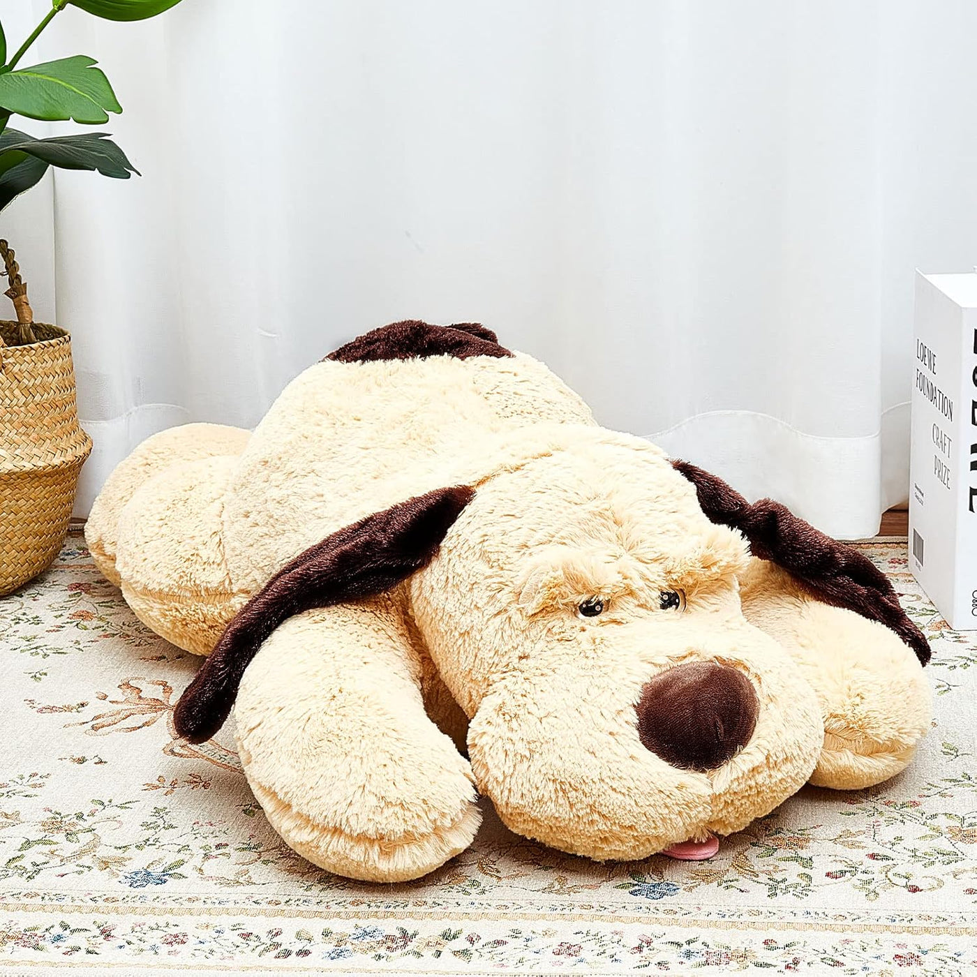 Juexica - Animal de peluche gigante de 31 pulgadas, marrón claro |...