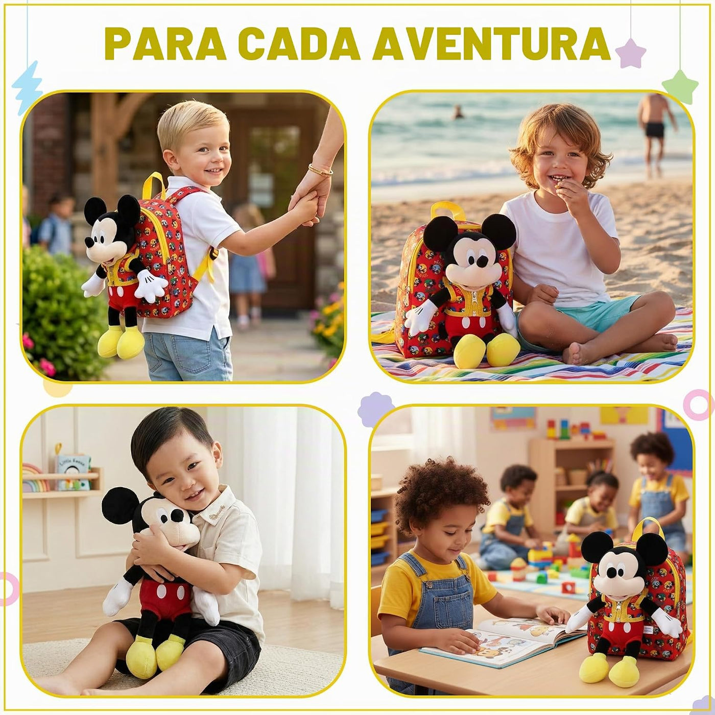 Bioworld Mini mochila, Preescolar Mickey Mouse