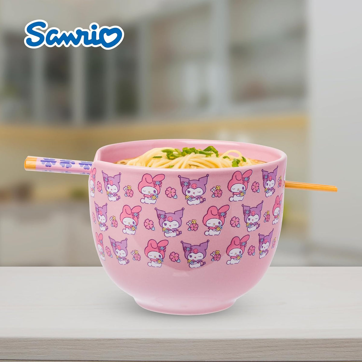 Silver Buffalo Sanrio Hello Kitty y sus amigos My Melody y Kuromi -...