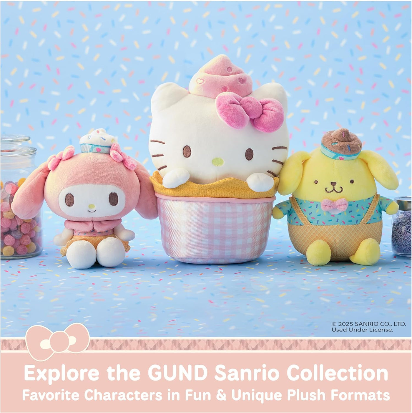 GUND Sanrio Hello Kitty - Juguete de peluche de 6 pulgadas con traj...