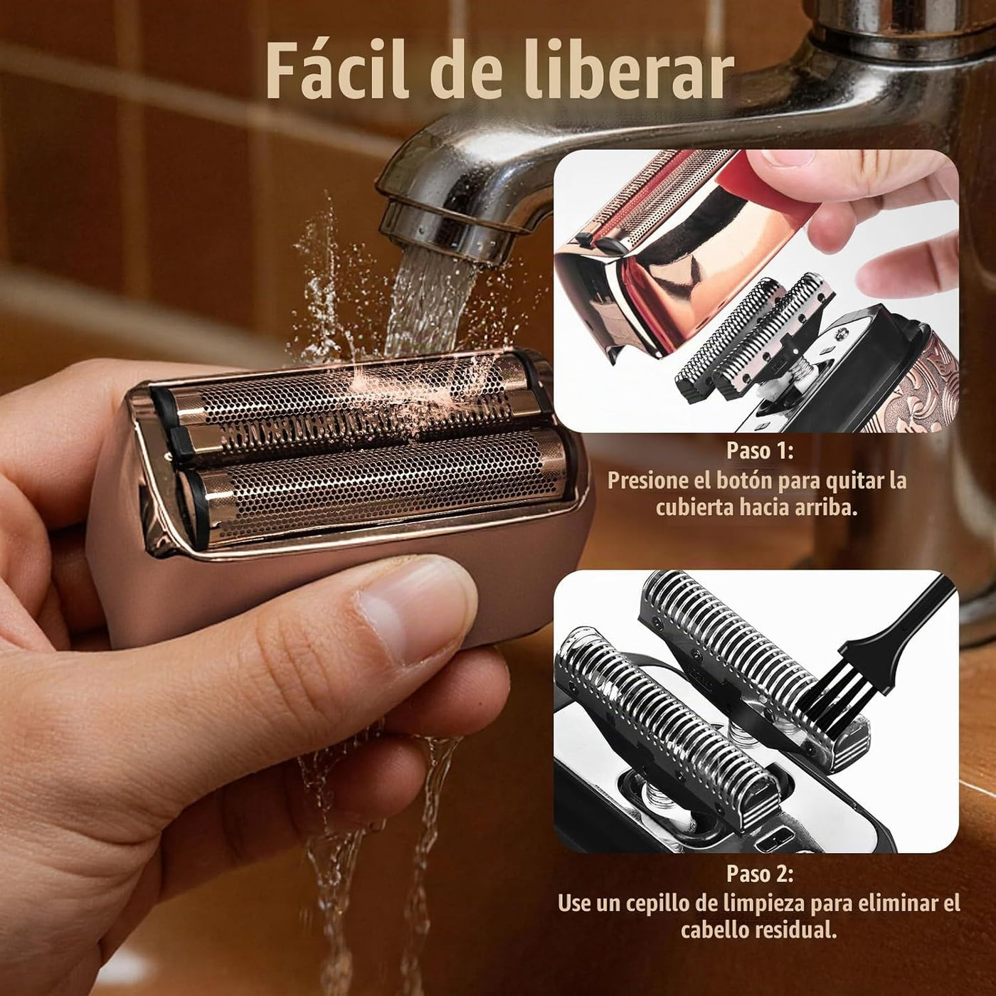 Ufree Afeitadora de papel y recortadora de pelo de barba, maquinill...