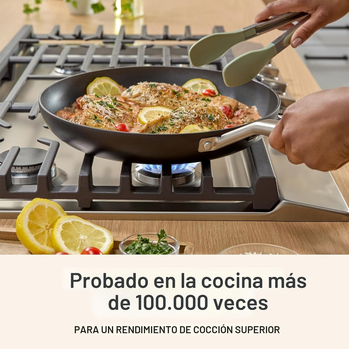 Calphalon®, sartén antiadherente anodizada dura de 12 pulgadas