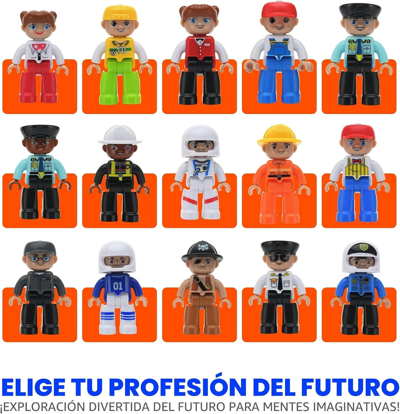 Playmags Figuras Magnéticas Grandes - Set de 15