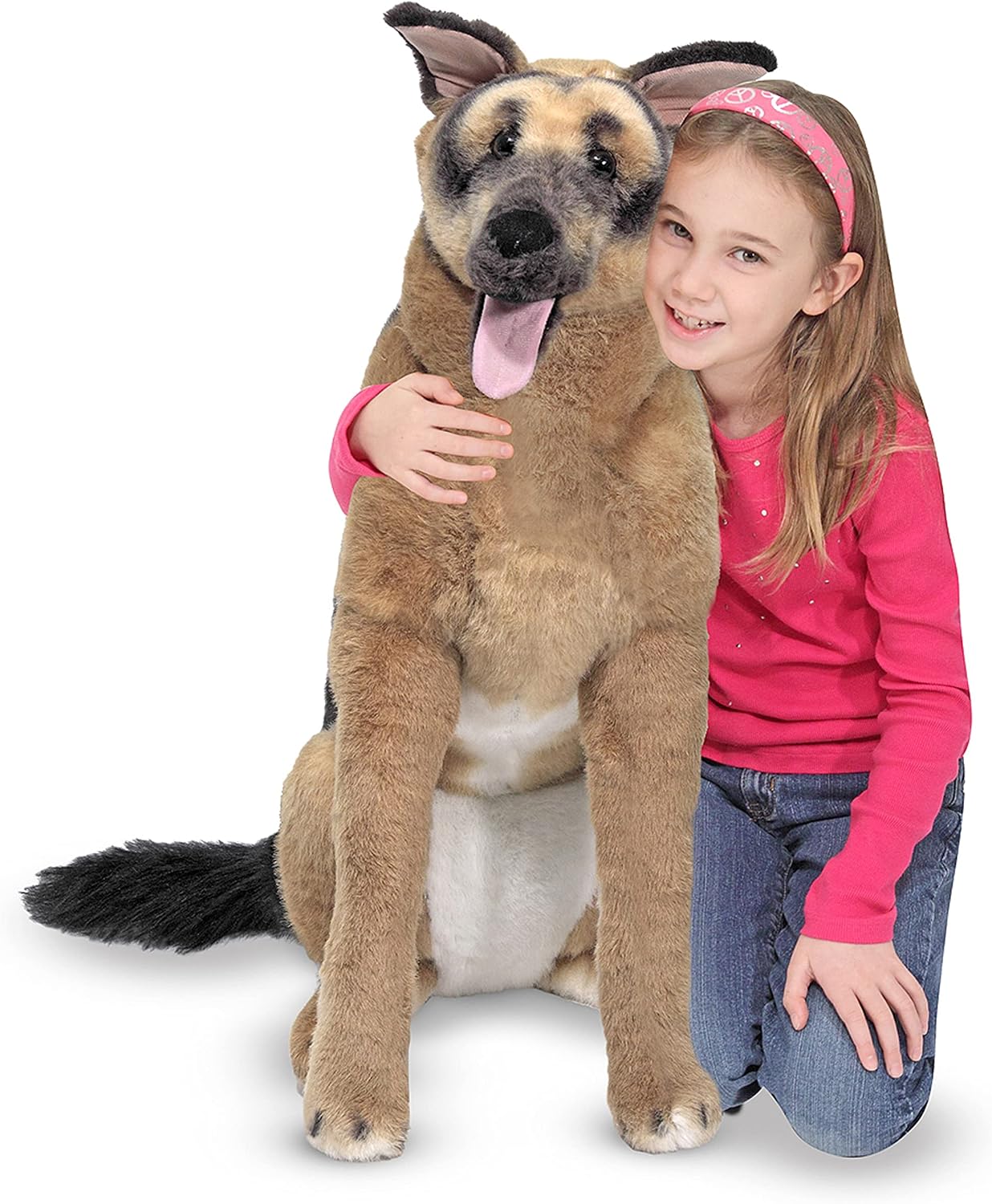 Pastor alemán de peluche gigante Melissa & Doug (más de 2 pies...