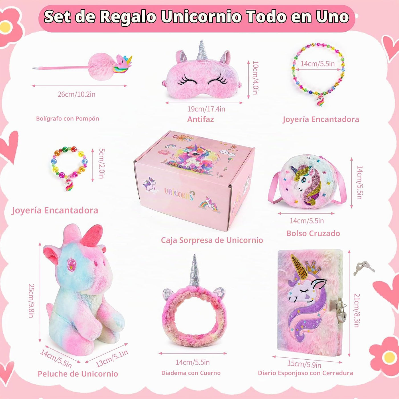 Cherry Tale Juguetes de unicornio para niñas de 4 a 6 años, regalos...