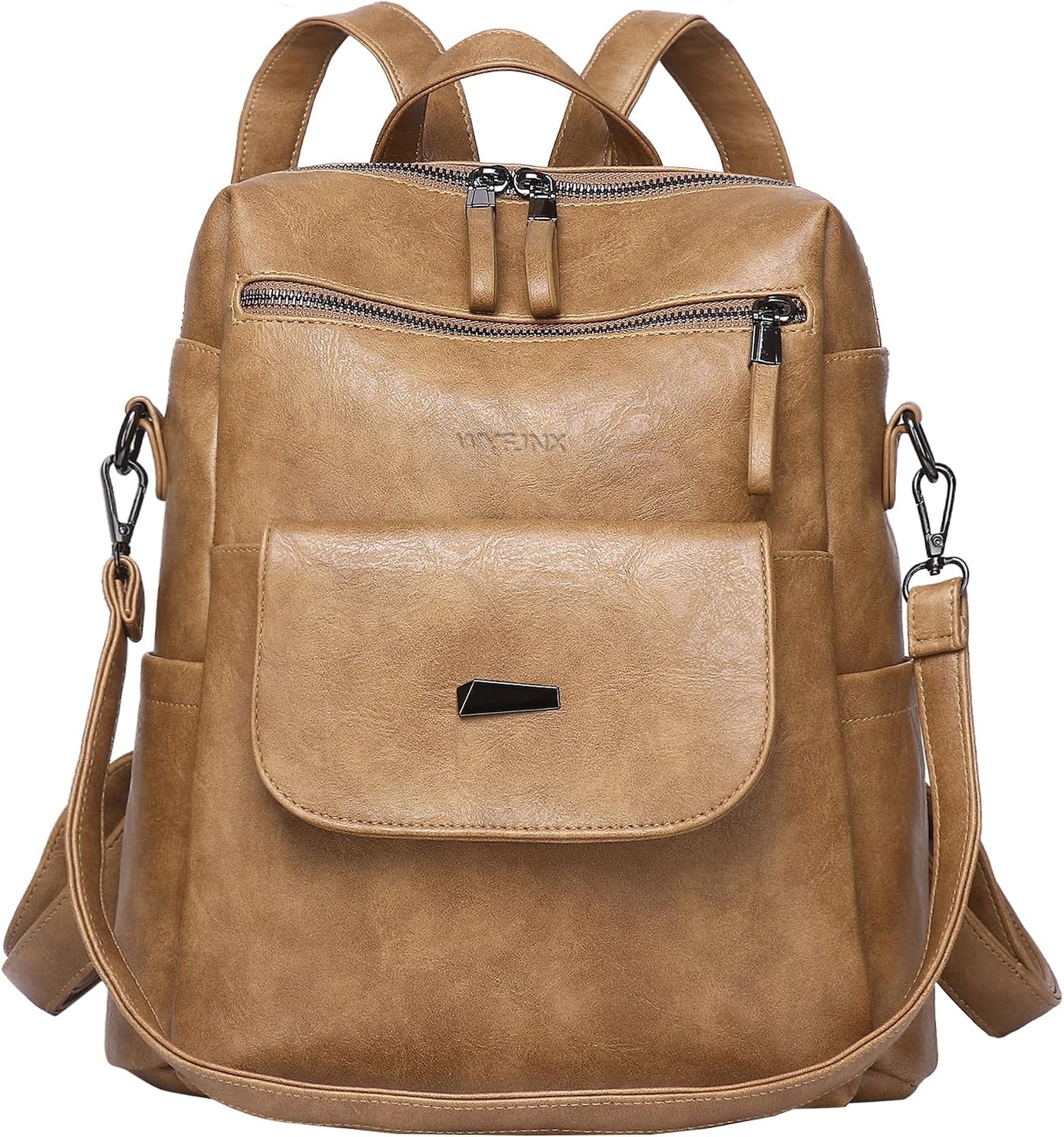WYFJNX - Mochila pequeña de piel sintética para mujer y mujer, colo...