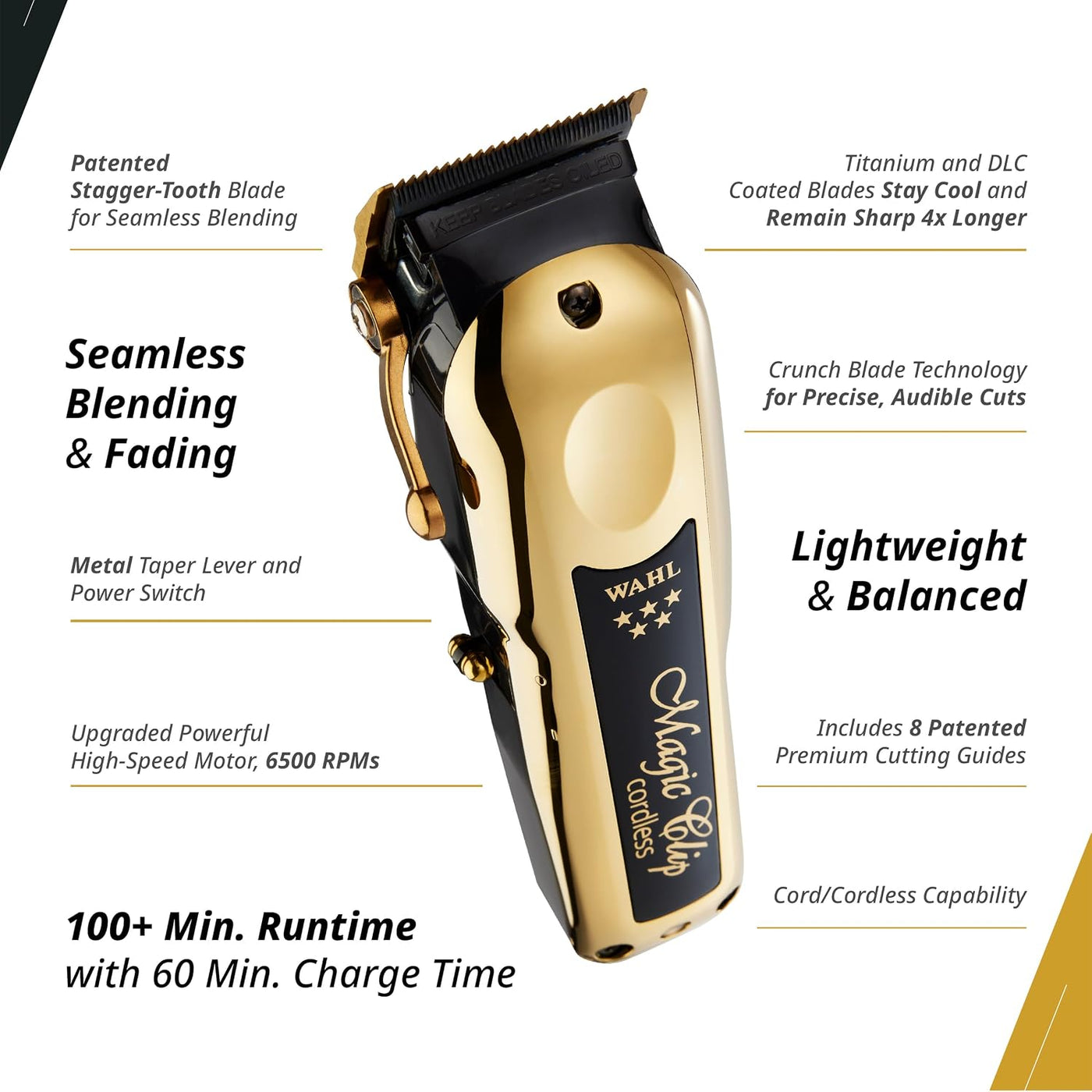 Wahl Professional 5 Star Series Magic Clip - Recortadora de pelo in...