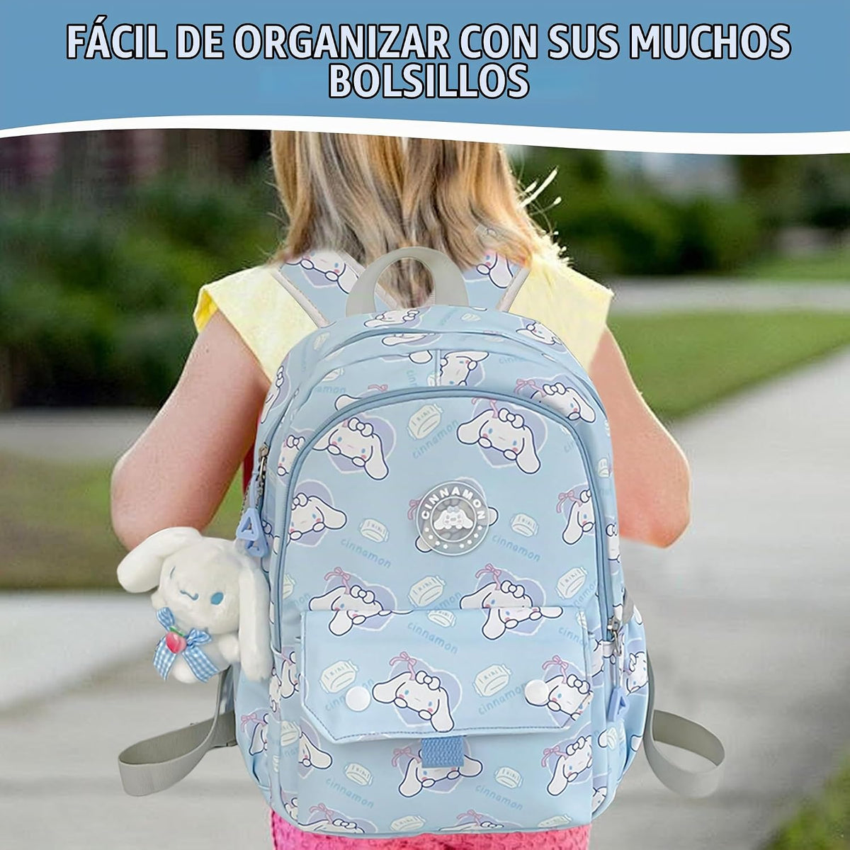 trettitre Mochila linda de anime para estudiantes, bolsa de viaje c...