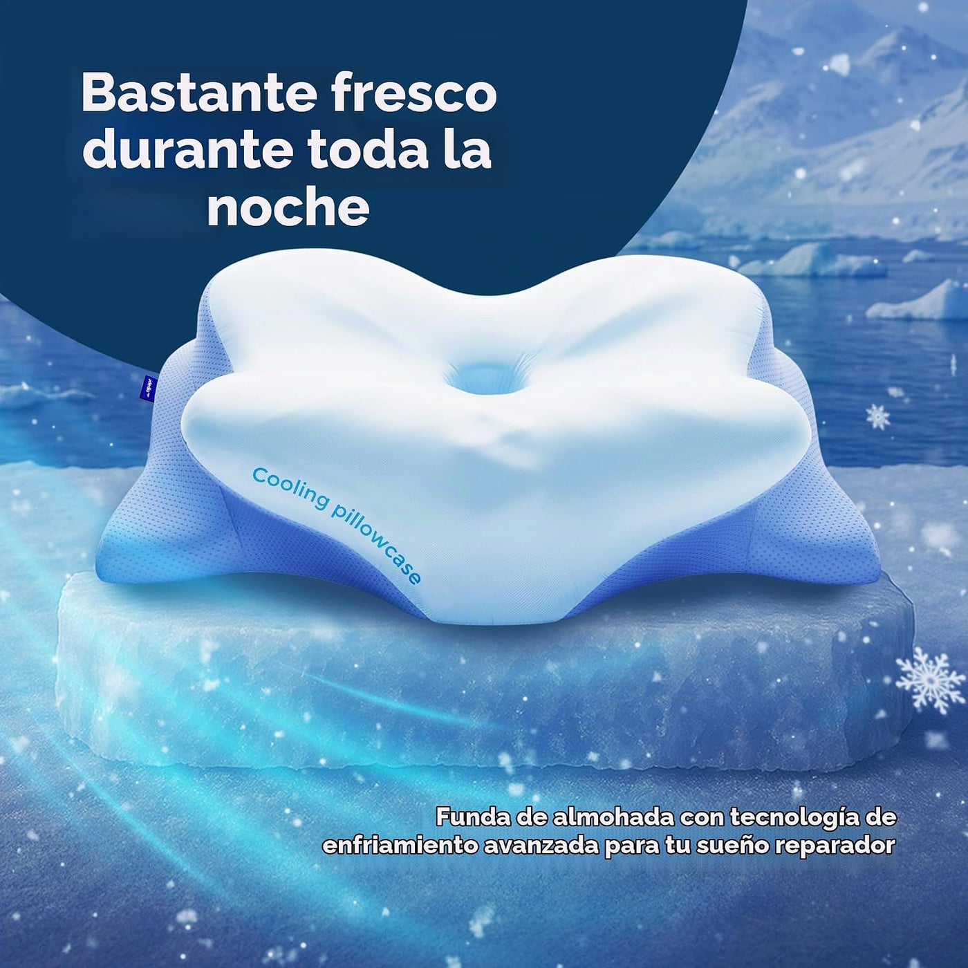 Derila Ergo Funda de Almohada Almohada Cervical de Cuello para Dorm...