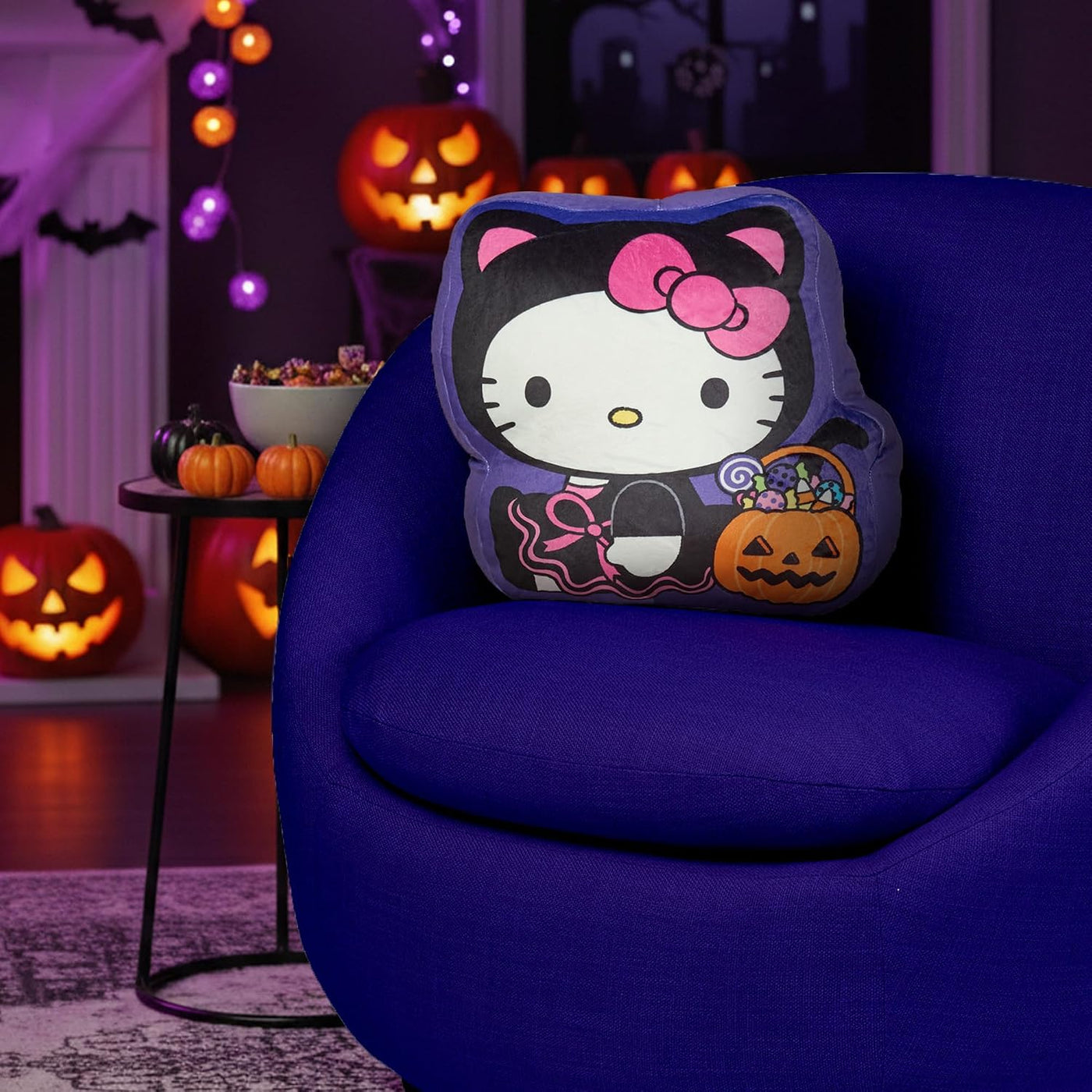 Hello Kitty Party Kitten Halloween - Almohada de viaje de nube de 1...