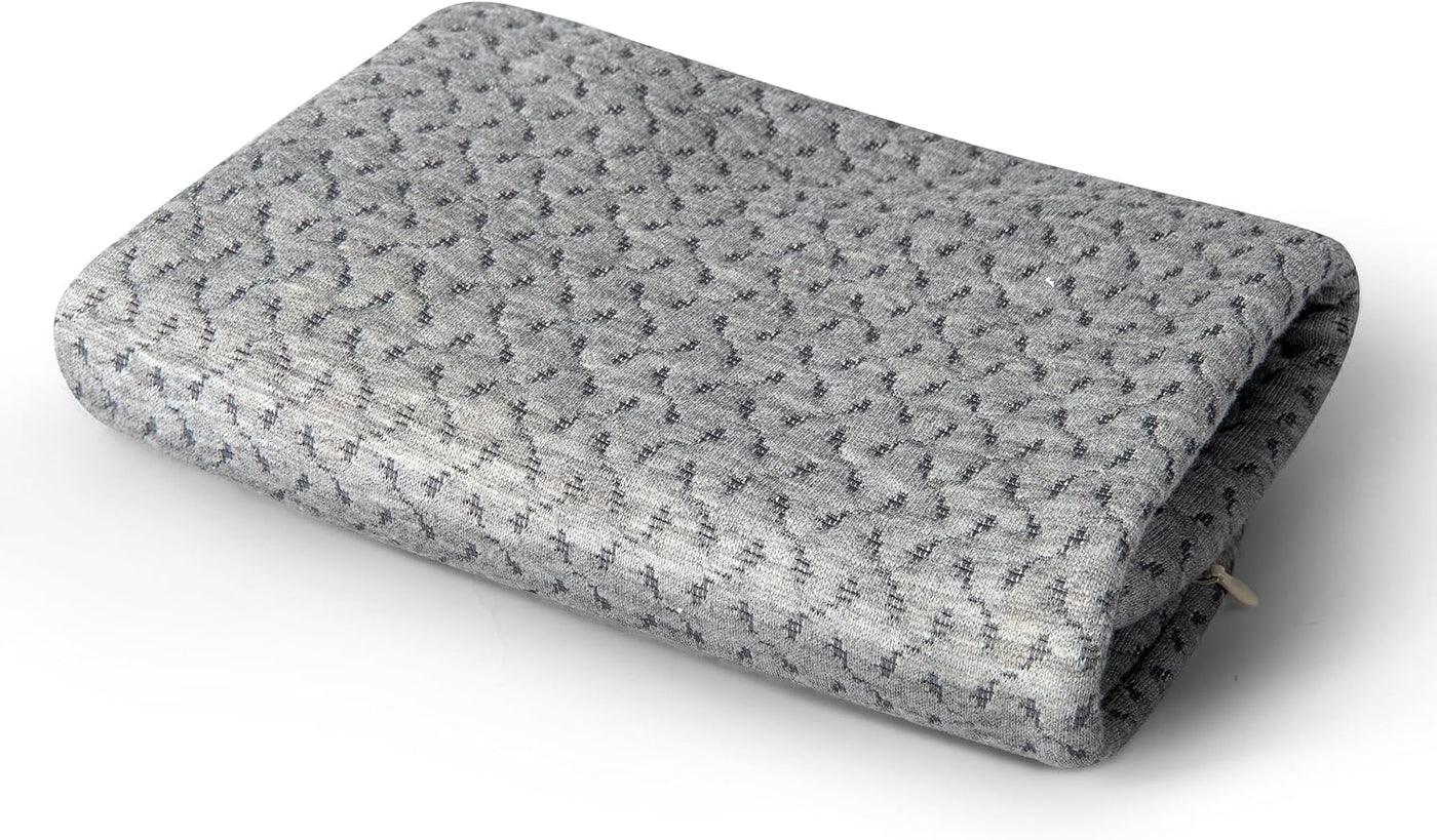 Demelon Funda de almohadas cervicales para el cuello color gris
