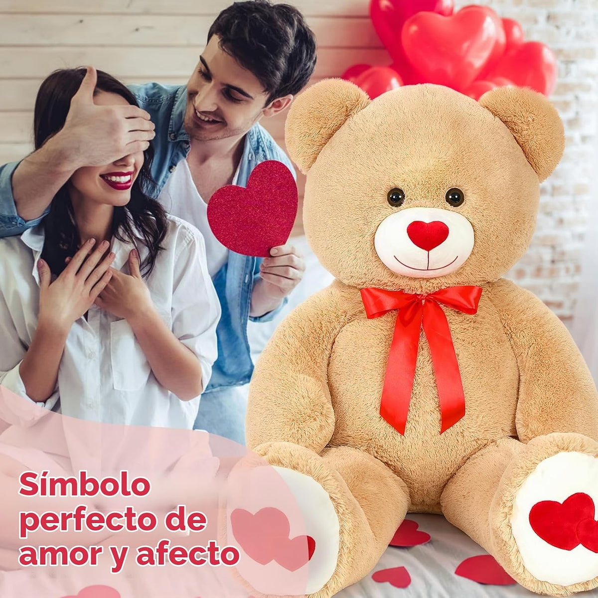 Oso de peluche gigante Tezituor de 4 pies - Gran oso de peluche con...