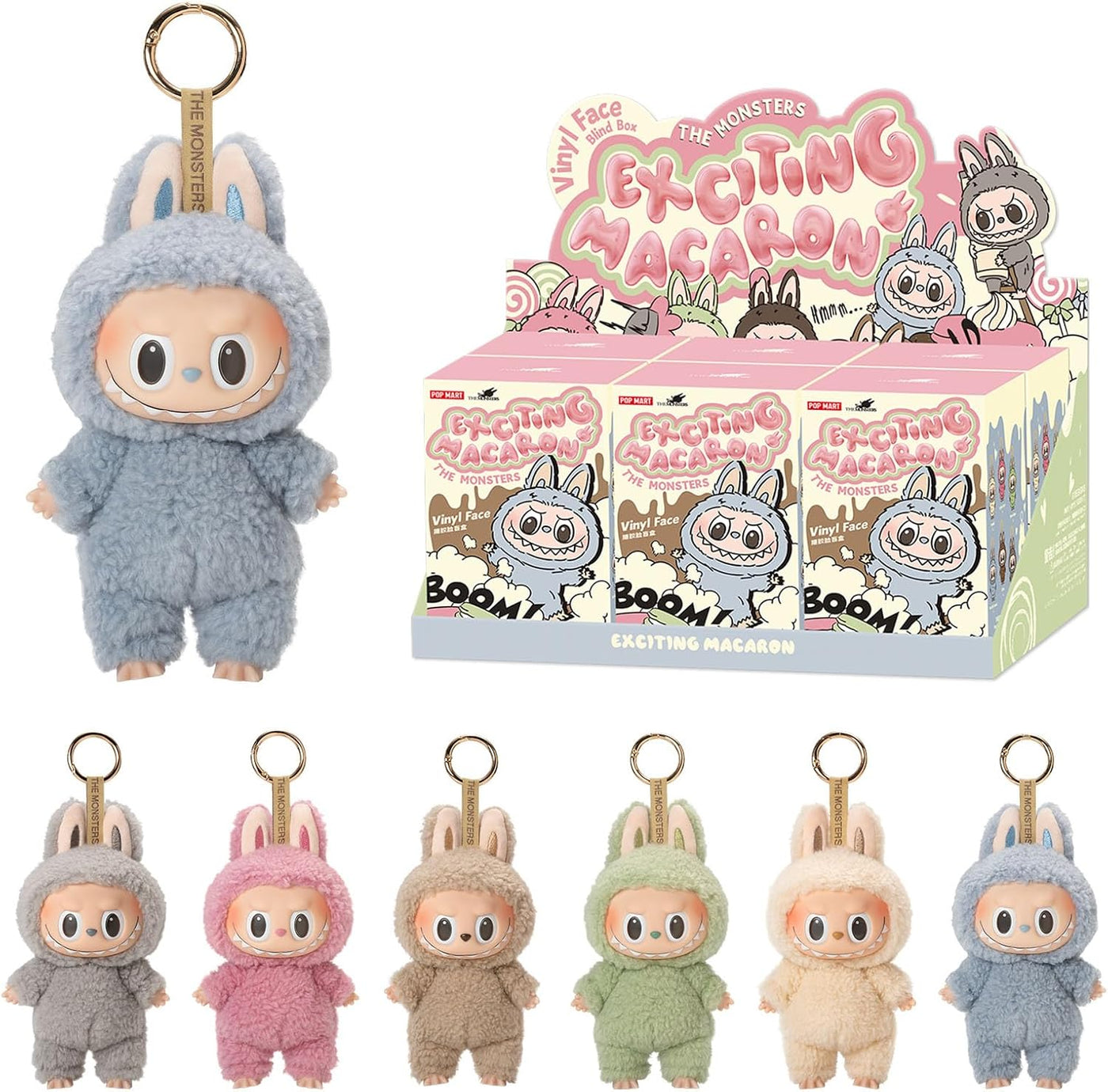 POP MART Los Monstruos - Cajas Ciegas de Macarons Sabrosos de Vinil...