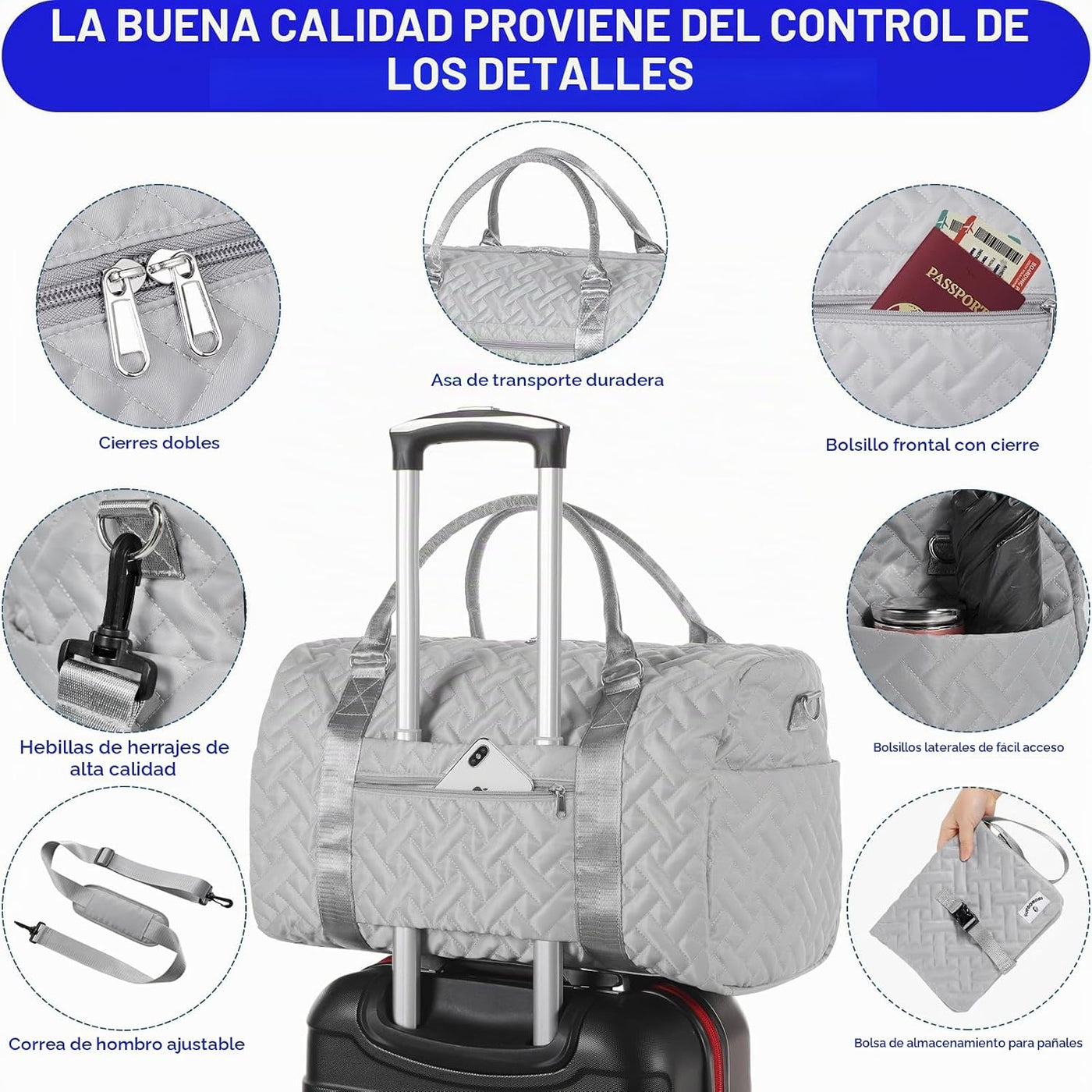 SUPROMOMI Bolsa de pañales: bolso de mamá, bolsa de bebé para niño...
