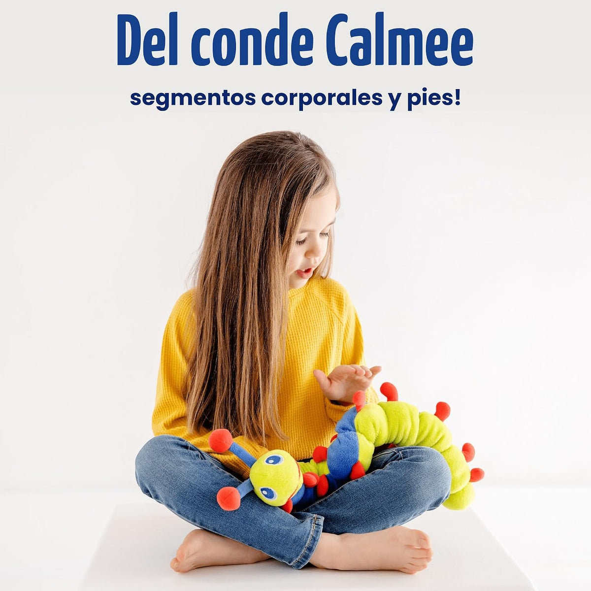 Calmee La Oruga Juguete de Peluche Sensorial con Peso para Niños, E...