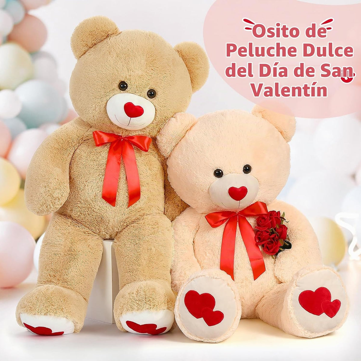 Oso de peluche gigante Tezituor de 4 pies - Gran oso de peluche con...