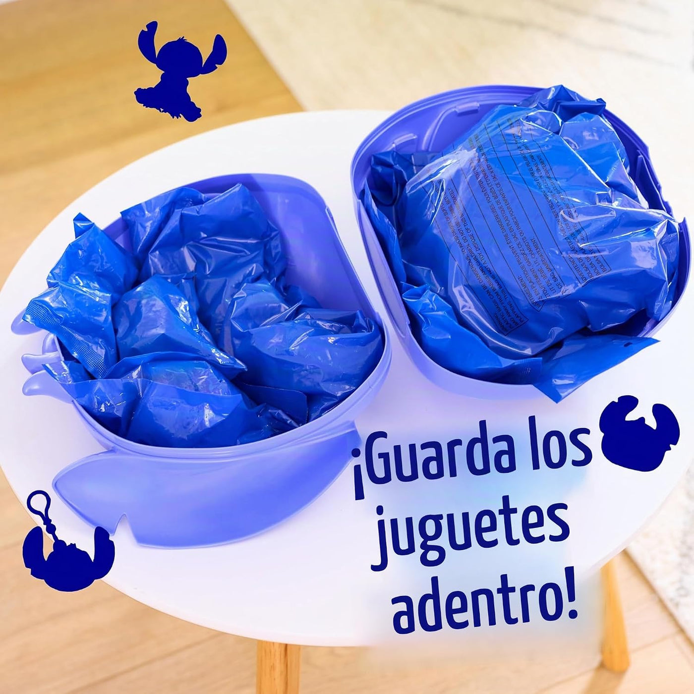 Disney Stitch - Cápsula misteriosa jumbo de 9 pulgadas, incluye fig...