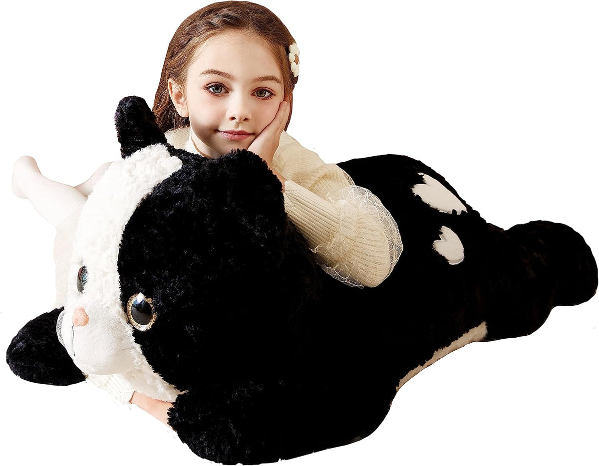 Tumyay - Animal de peluche gigante de gato de felpa suave, juguete...