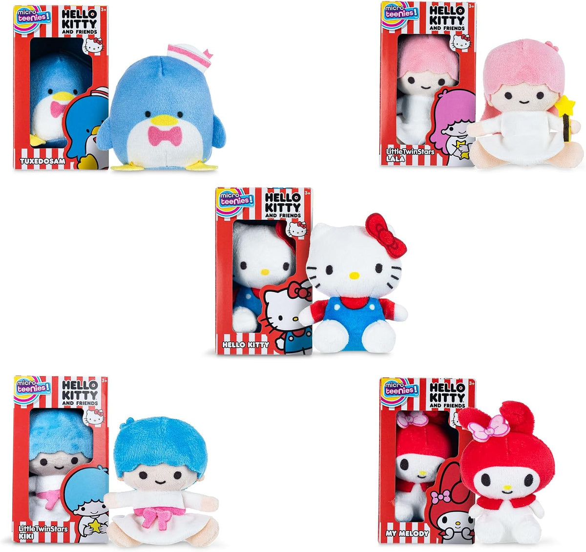 Micro Teenies Hello Kitty Pack de 5