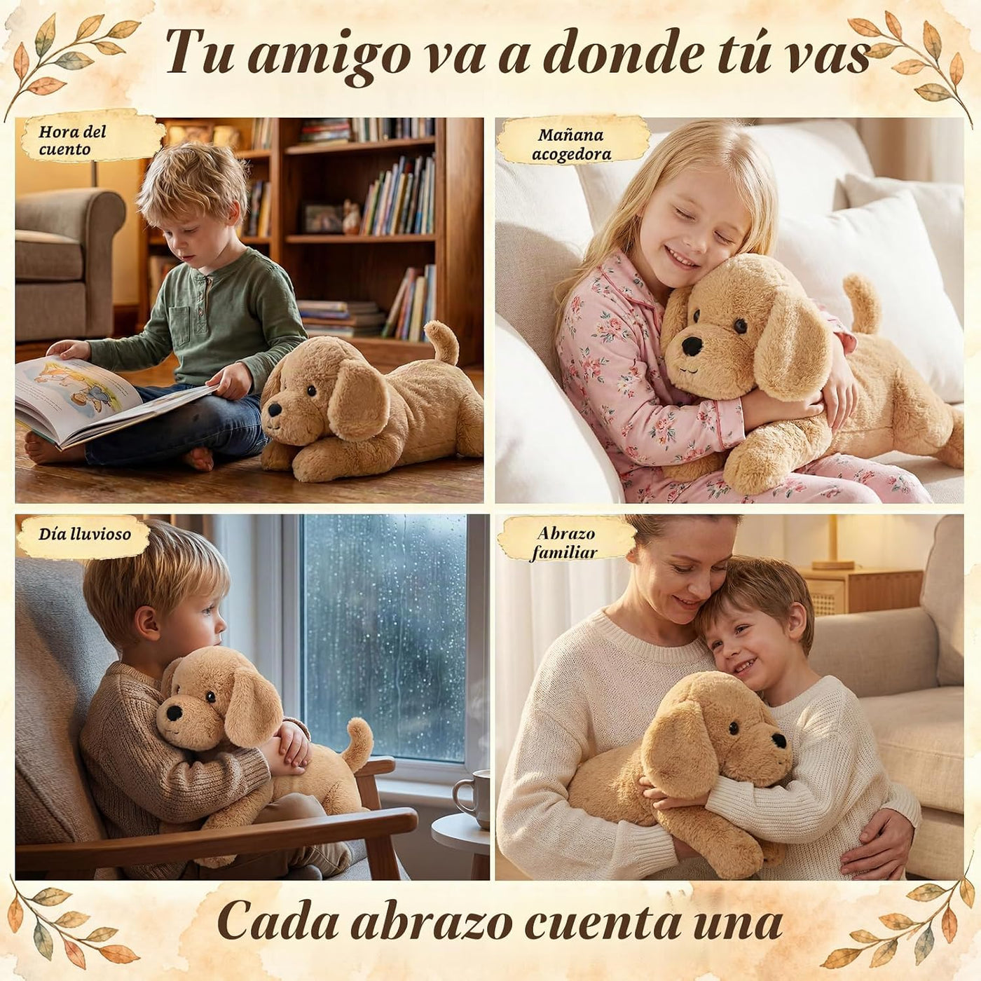 gnomantic Yellow Lab - Animales de peluche con peso de 22 pulgadas,...