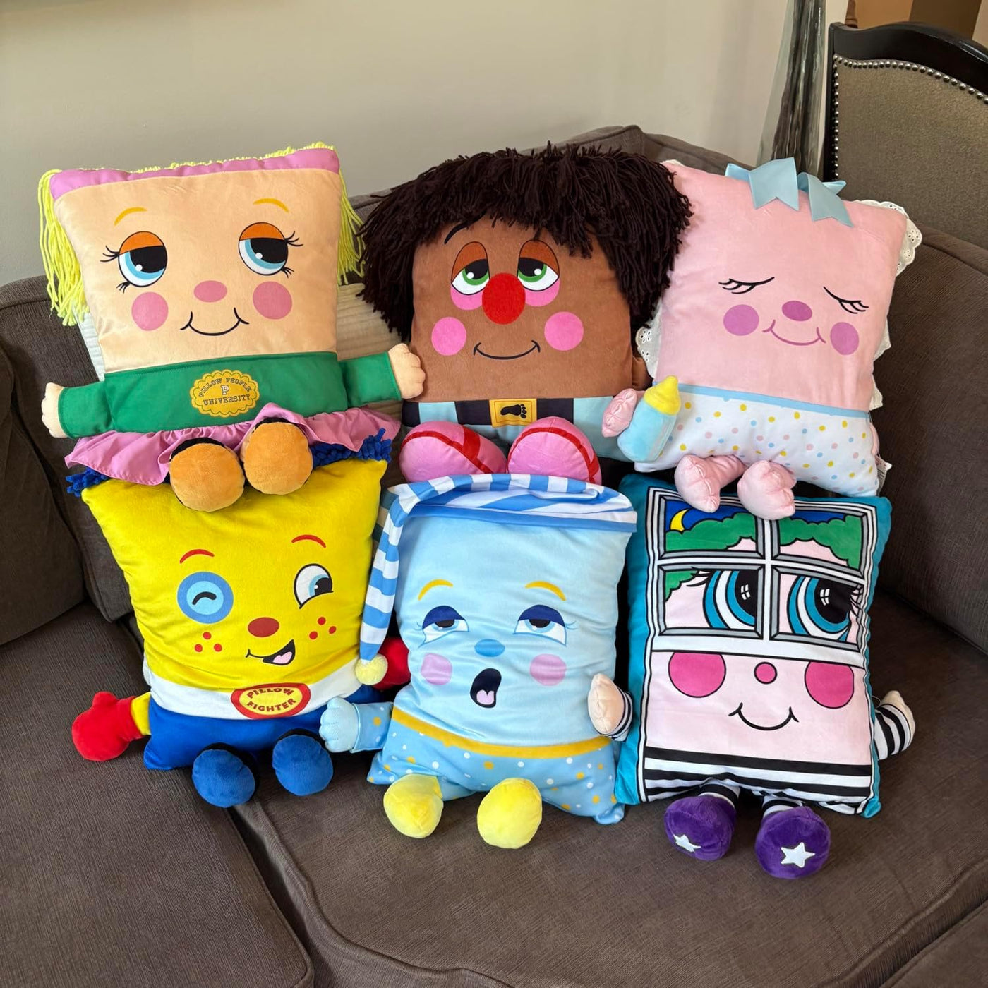 Pillow People: PJ Sandman Plush - Juguete y almohada 2 en 1, amigo...