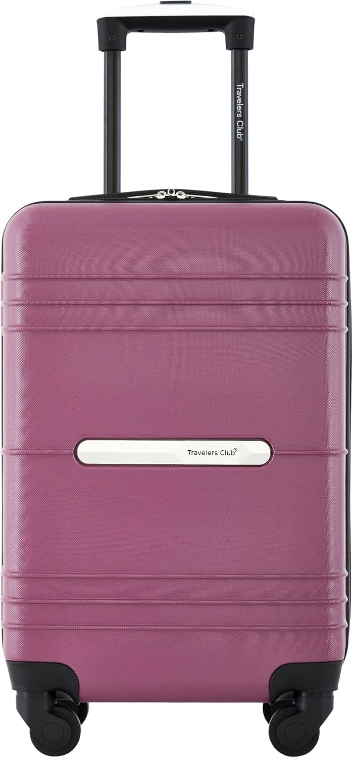 Travelers Club Equipaje de mano Richmond Spinner de 22", Damson...