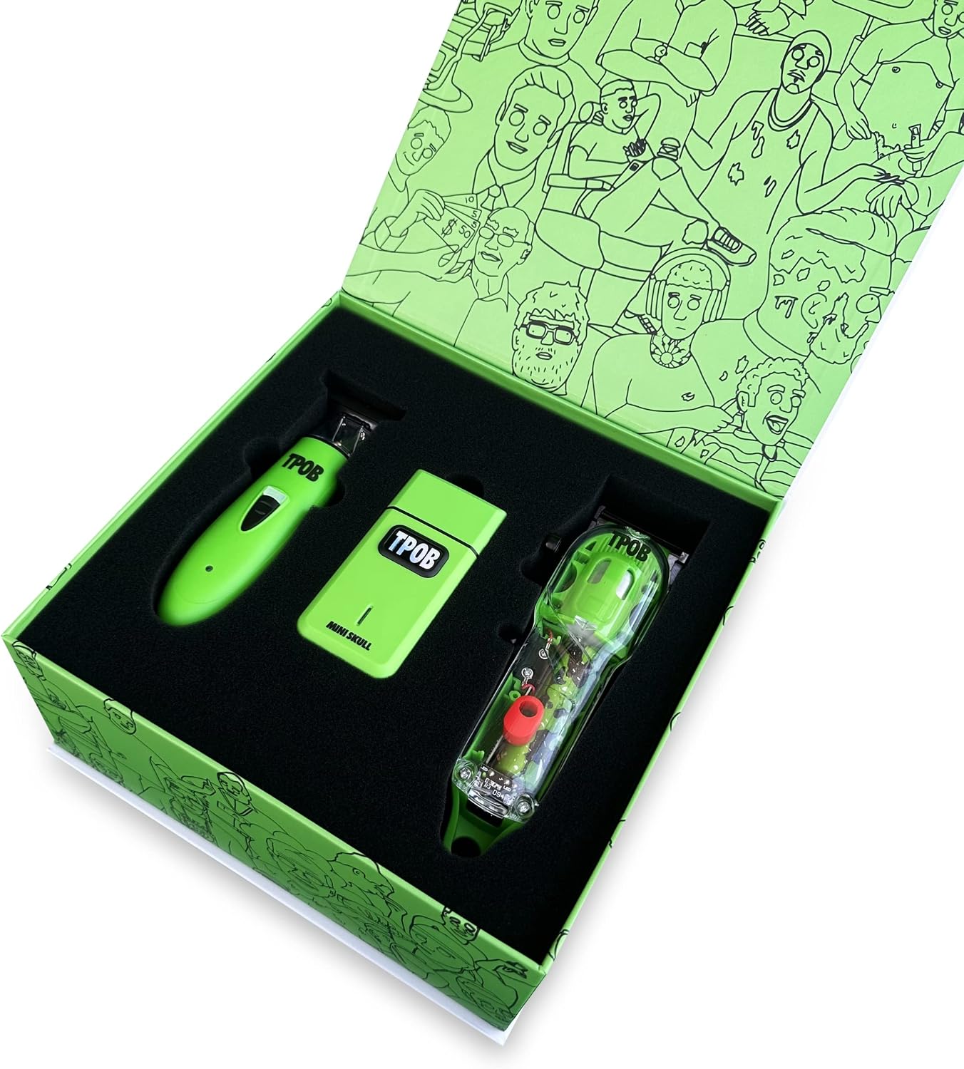 TPOB Slime 2 Juego de cortapelos de peluquería para hombres con est...