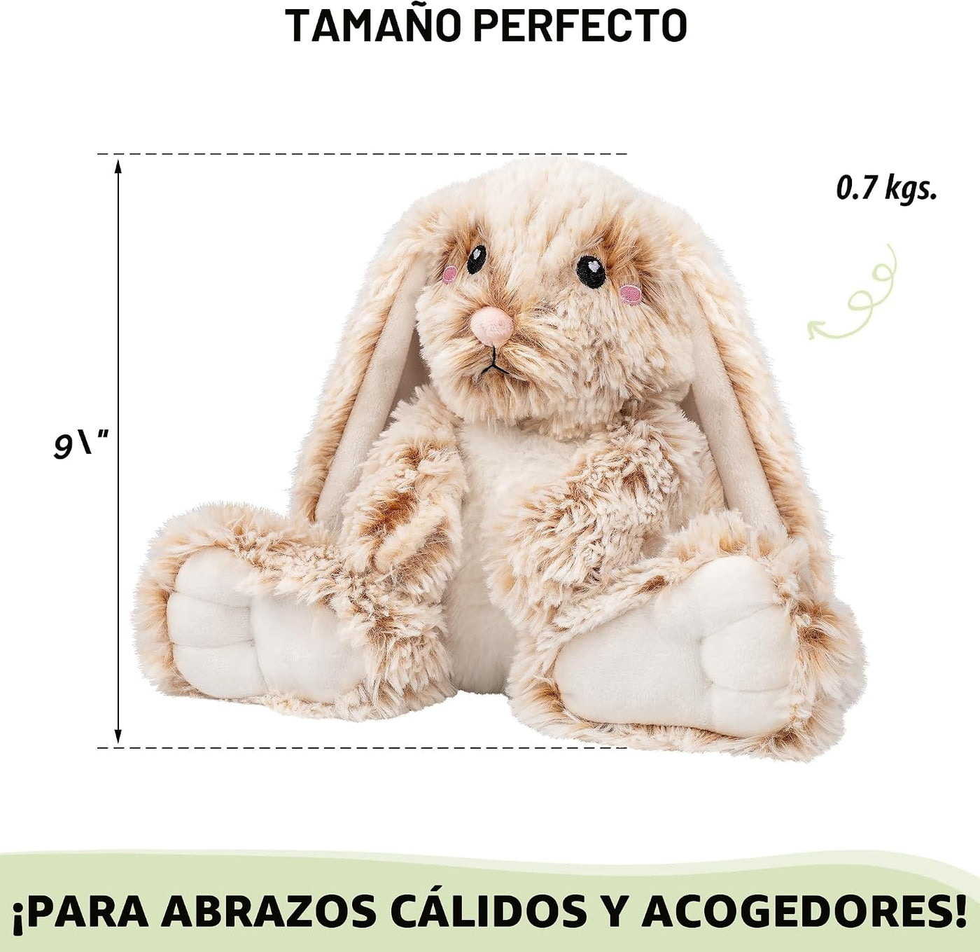 Conejos Microondables y con Peso De Felpa - Almohadilla Calentable...