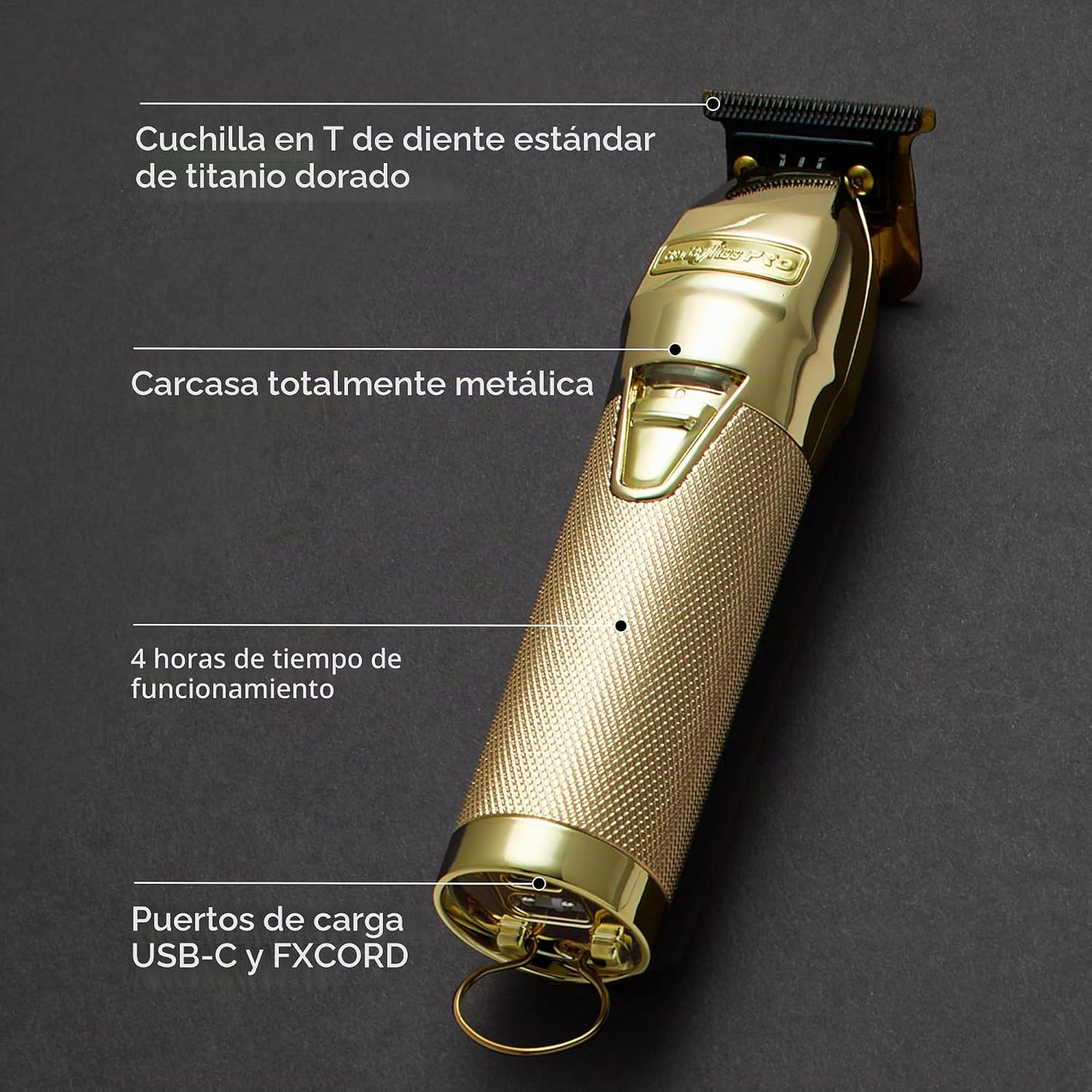 BaBylissPRO FX+ Professional Barber Cord\/Cortapelos inalámbricos \...
