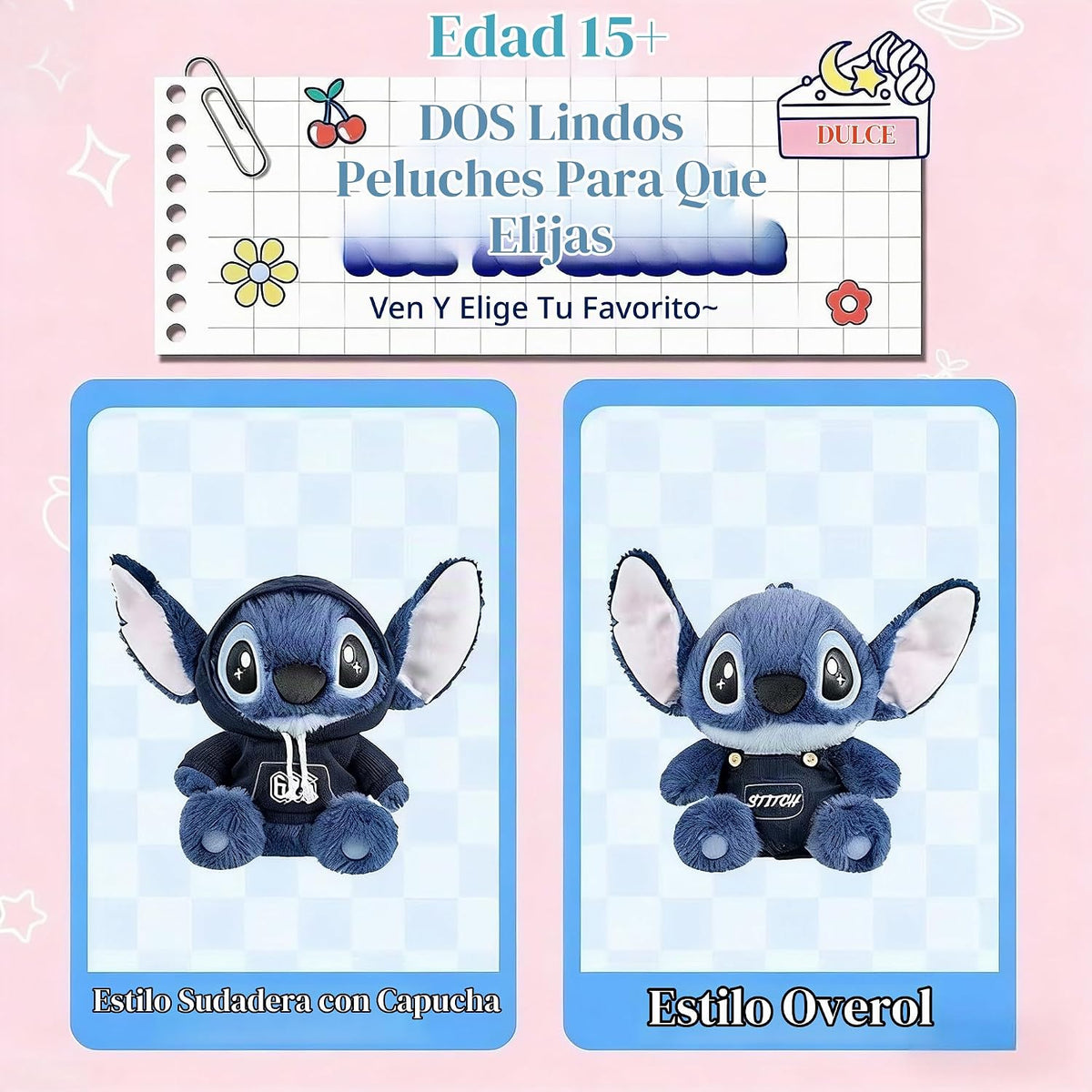 MINISO Disney Lilo & Stitch - Peluche de punto sentado de 14 pu...