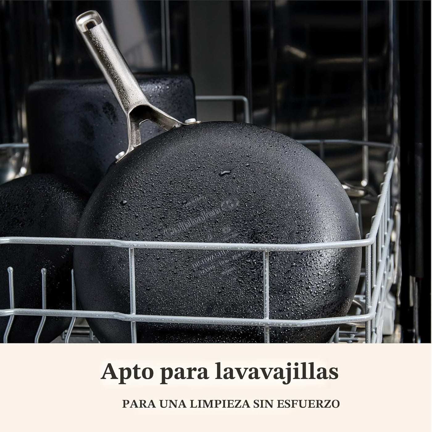 Calphalon® Juego de sartenes antiadherentes anodizadas duras de 8&#...
