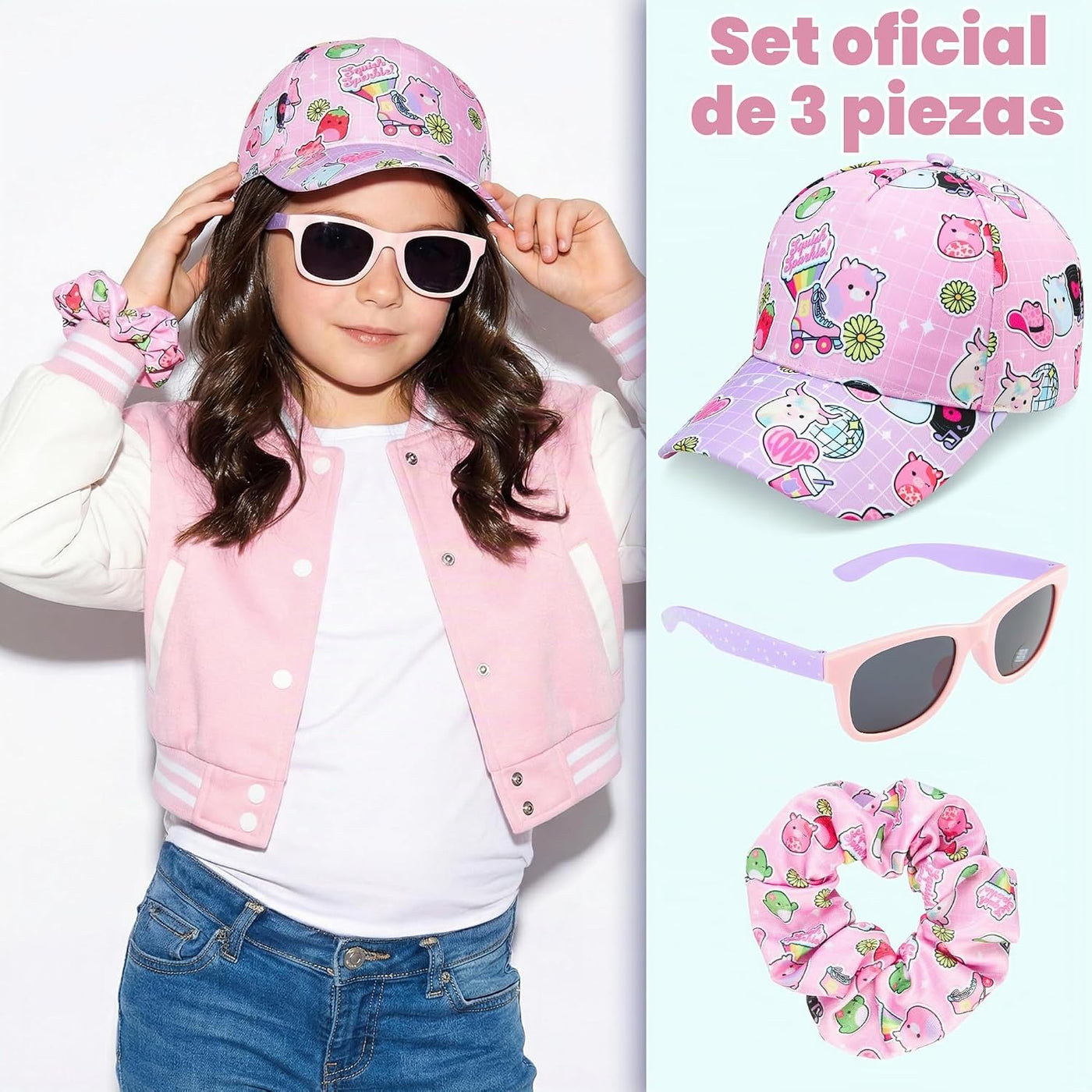 Get Trend Hello Kitty | Barbie | Squishmallows - Gorra de béisbol p...