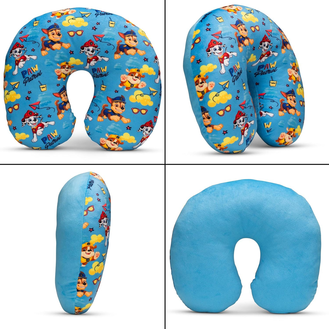 Paw Patrol - Almohada de cuello para niño, accesorios de viaje súpe...