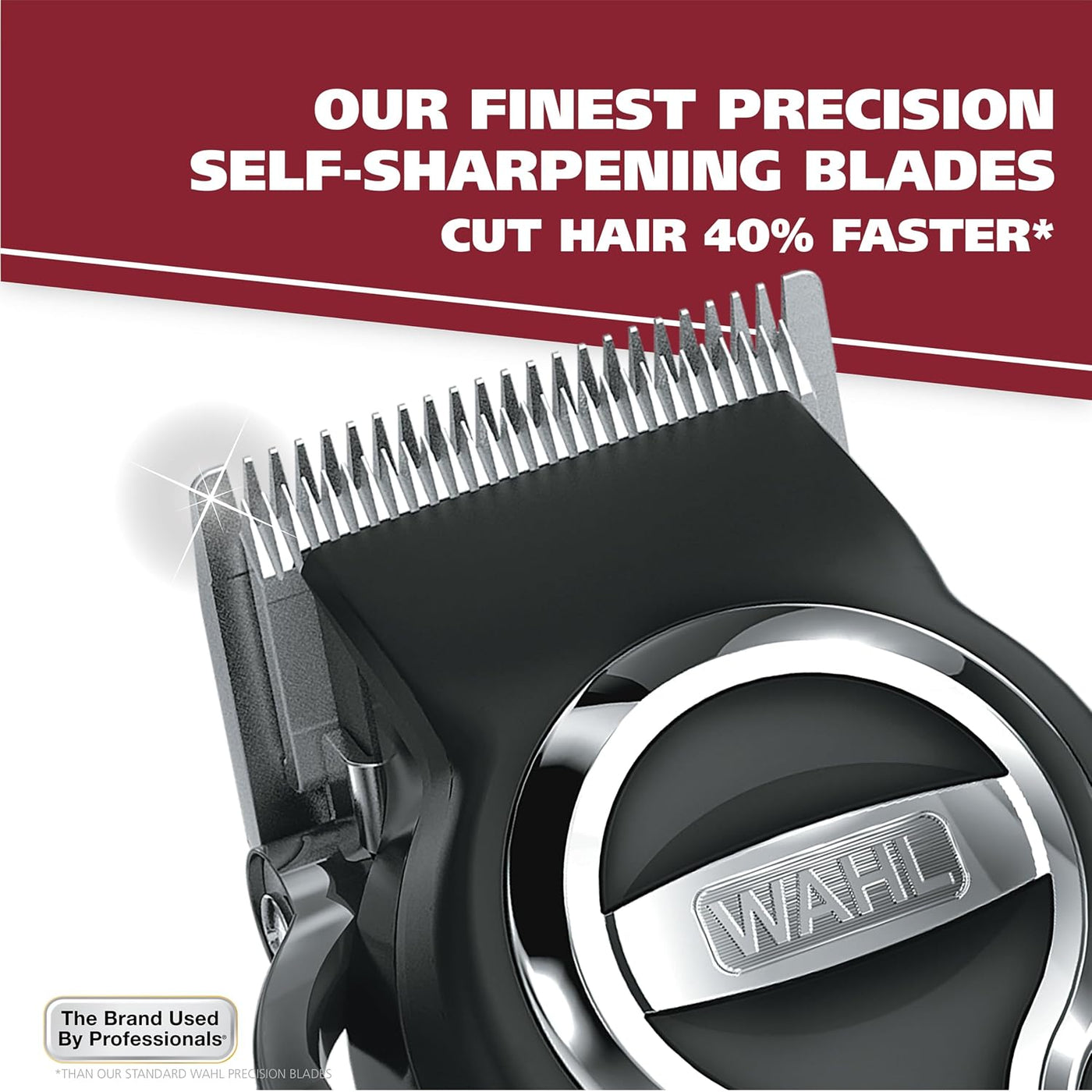 Wahl Clipper Elite Pro Kit de corte y cuidado de cabello en casa pa...