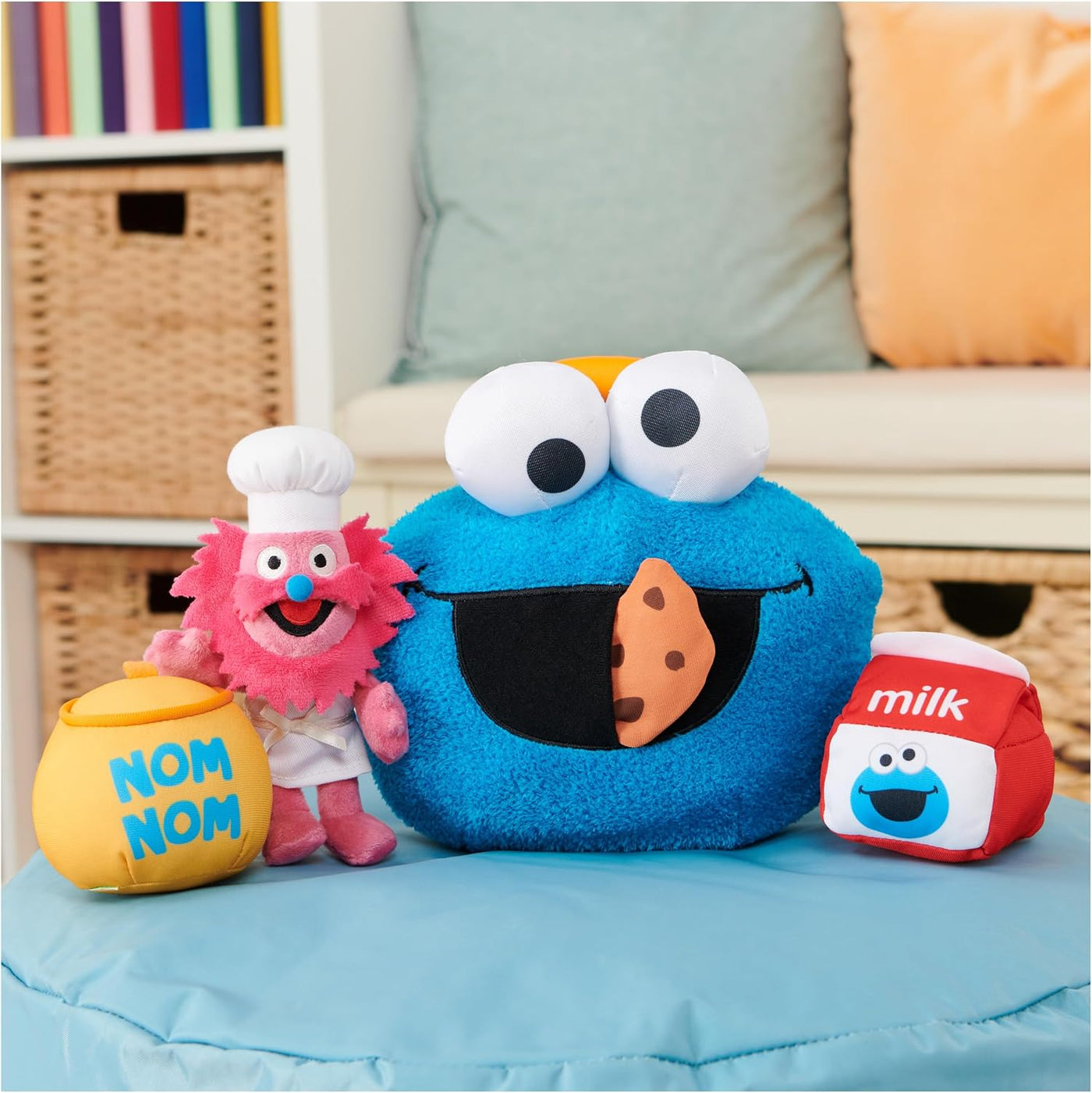 GUND Sesame Street Juego Oficial de Cookie Monster y Gonger, Juego...