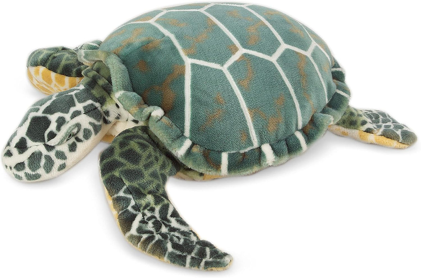 Melissa & Doug Tortuga de mar gigante, animal de peluche realis...