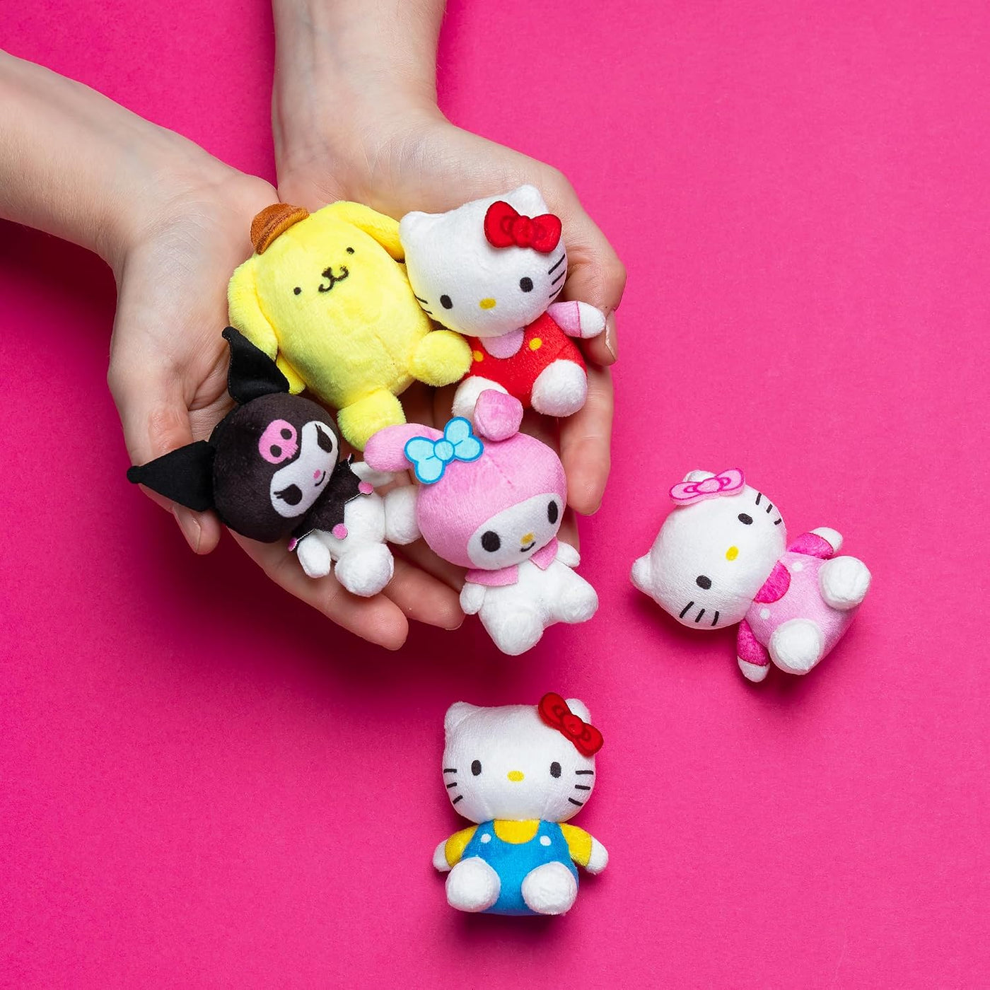 Micro Teenies Hello Kitty y amigos, paquete de 6 - Figura de peluch...