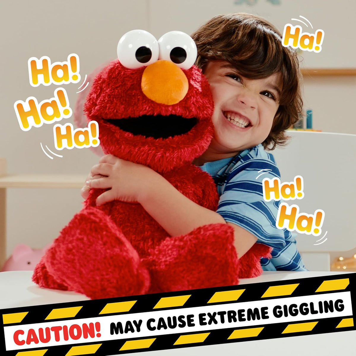 Juguete de peluche interactivo de Barrio Sésamo Tickle Me Elmo Gigg...