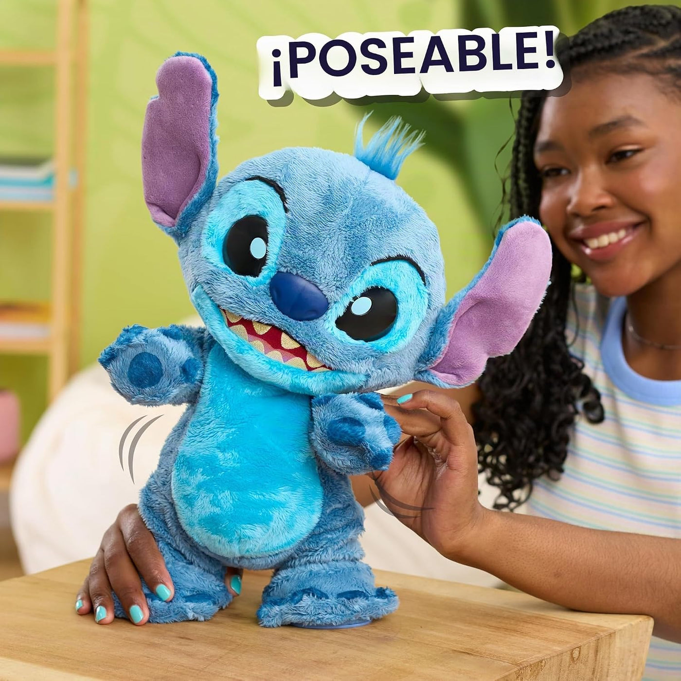 Peluche interactivo Disney Stitch Doble Problema | Más de 50 sonido...
