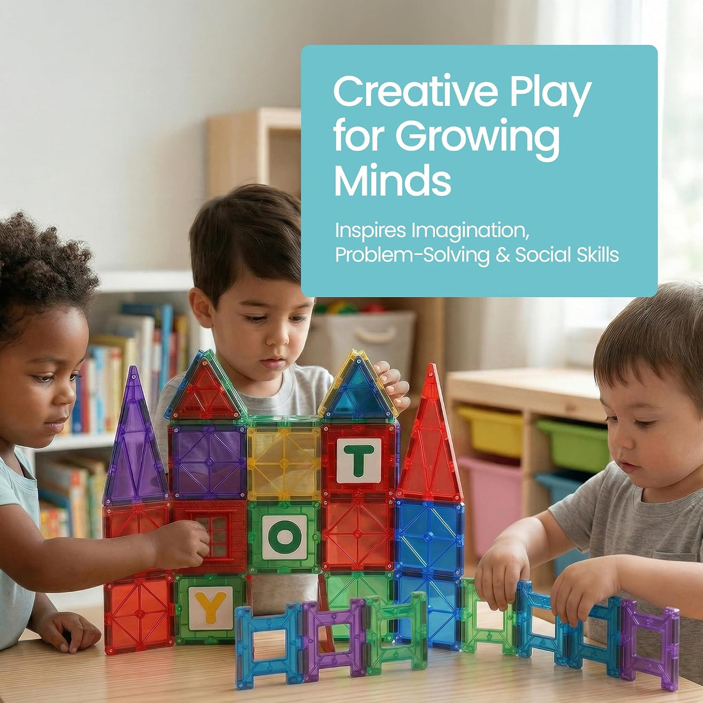 Playmags Azulejos Magnéticos para Niños