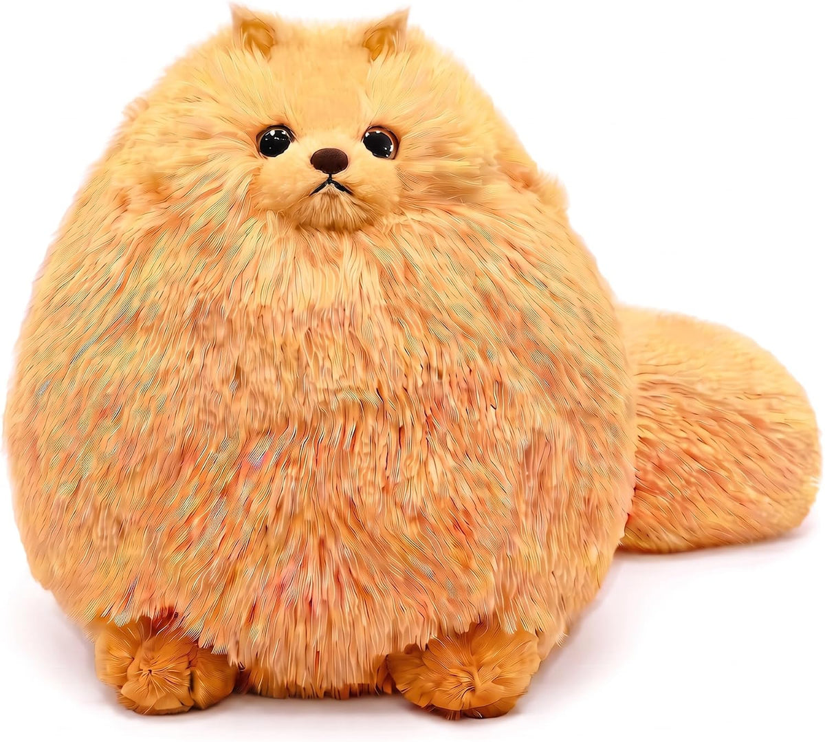 Winsterch - Gato de peluche de peluche, gato de peluche naranja de...