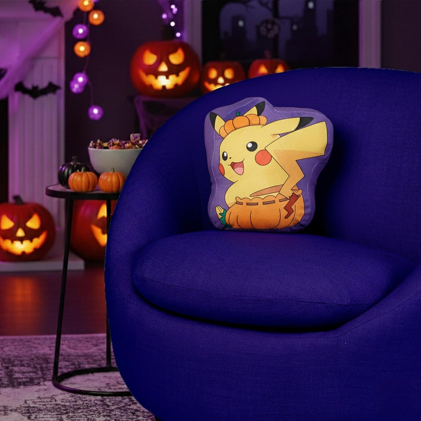 Pokemon Pumpkin Pika - Almohada de viaje de 15 pulgadas, diseño de...
