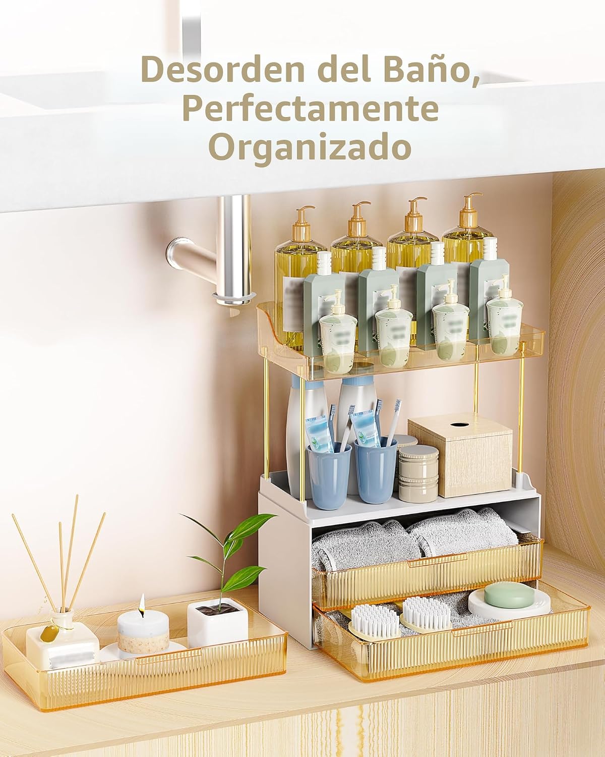 Anylady Organizadores de Baño y Almacenamiento, Organizador de Maqu...
