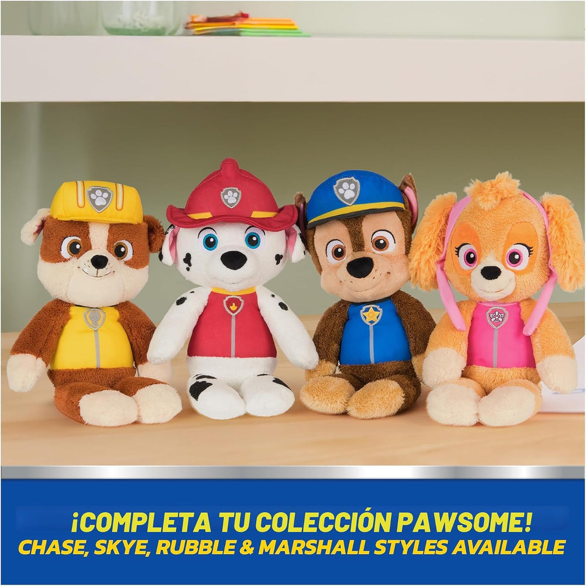 GUND PAW Patrol - Juguete oficial de peluche de Rubble Take Along B...