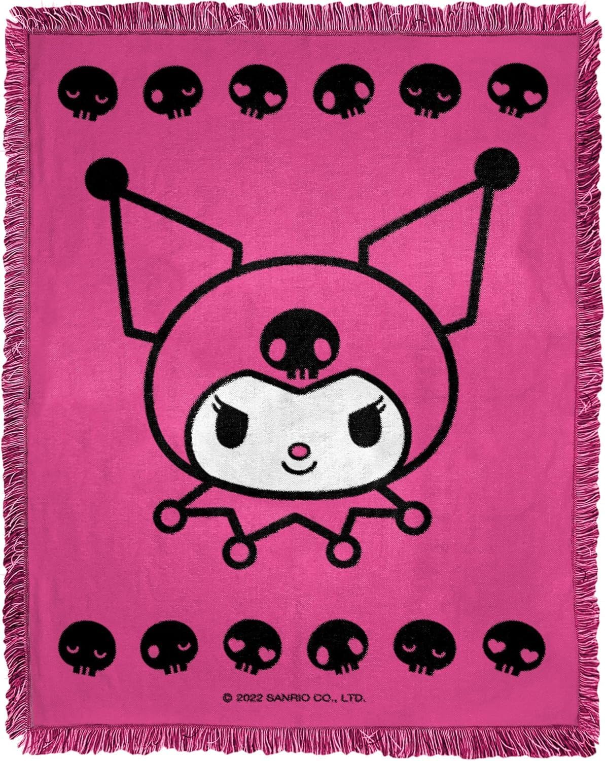 SANRIO Kuromi - Juego de manta de tapiz más calcomanías, más para n...