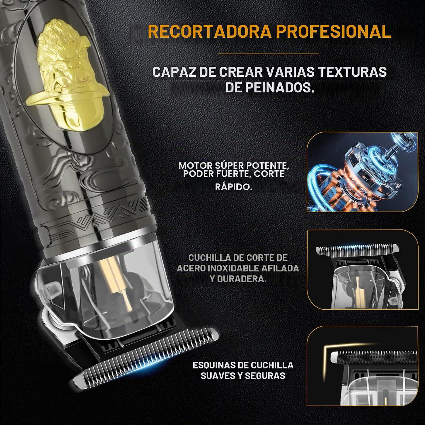 LQT - Cortadora de pelo profesional para hombres, cortadora de pelu...