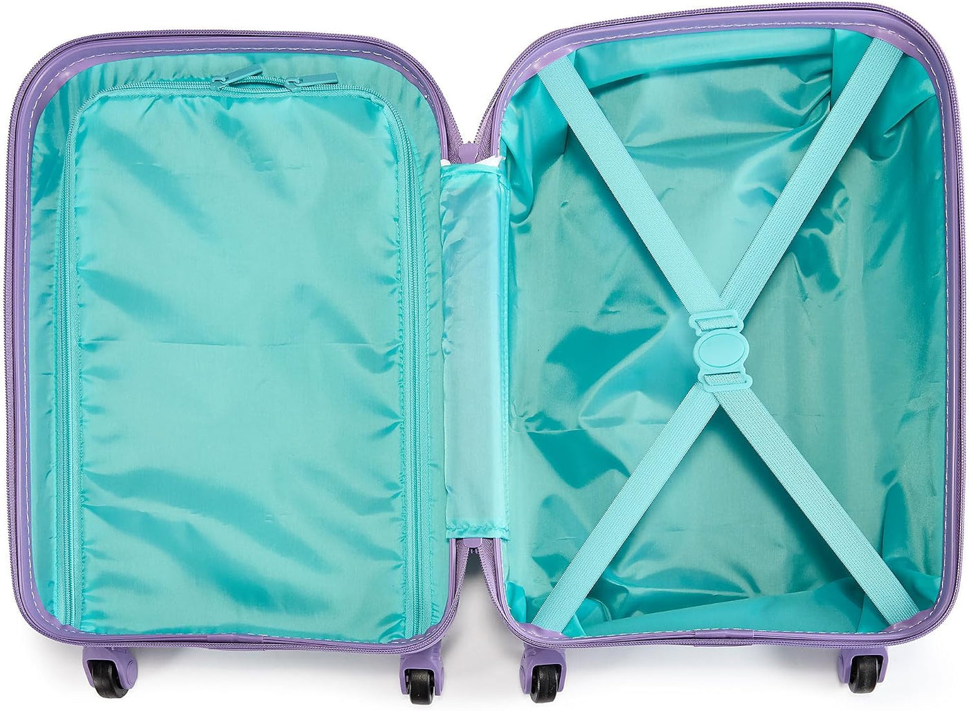 Disney Store Equipaje oficial con carcasa rígida rodante para niños...