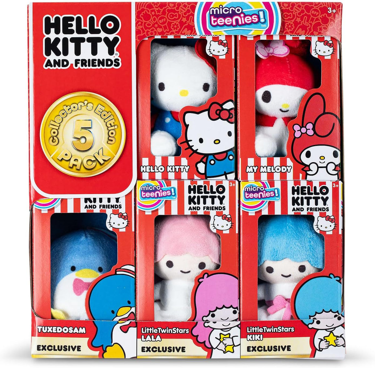 Micro Teenies Hello Kitty Pack de 5