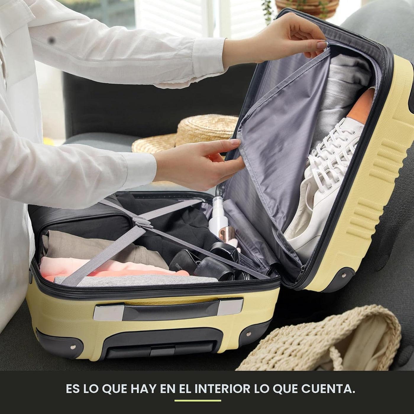 Kenneth Cole REACTION Out Of Bounds Equipaje Giratorio Ligero de 4...